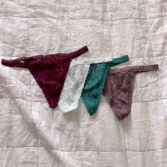 NWT Victoria’s Secret Very Sexy Cheeky Lace & V String Thong Lot 7 + PINK Lotion - Picture 4 of 12